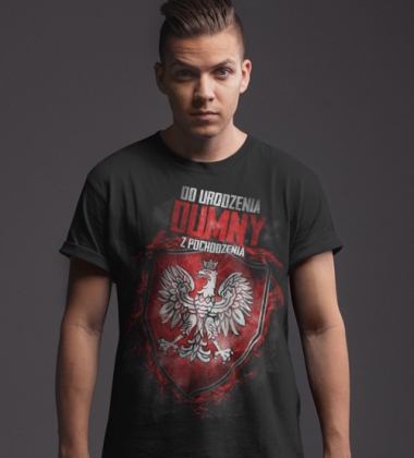 Koszulka-Od urodzenia dumny z pochodzenia